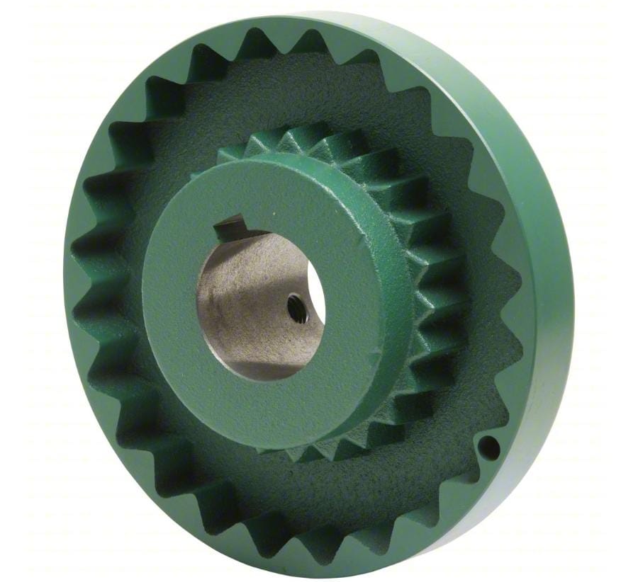 COUPLER FLANGE 9S X 1 1/2" W/ 3/8" KEYWAY